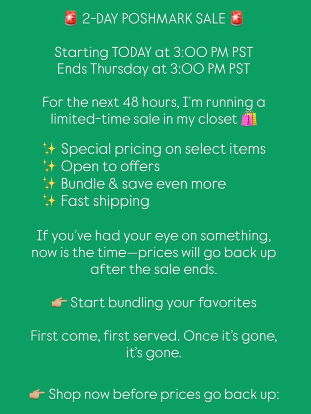 Sale Announcement Graphic